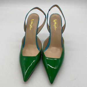 High Heels Pumps Pointed Toe Slingback Sandals Dress Comfy Shoes